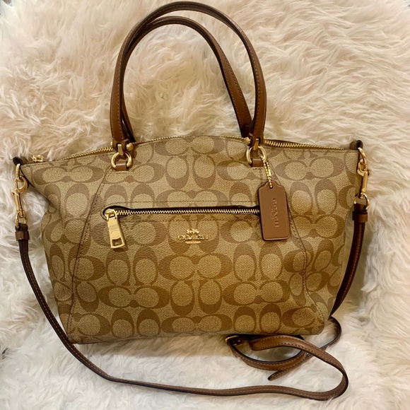 Coach Handbags - Coach Prairie Satchel In Signature Canvas